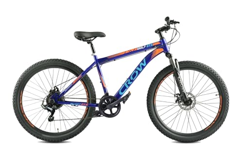 Image of CROW - Wolf 7 Speed | 27.5 inch Inch Mountain Bike | HITENSILE Steel Frame | Suspension Fork | Dual Disc Brakes | Ideal for Boys /Girls /Men /Women