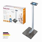Beurer BF 1000 SuperPrecision Báscula diagnóstica, para el análisis de todo el cuerpo con app, medición del porcentaje de grasa visceral, visualización separada de cada parte del cuerpo - 6
