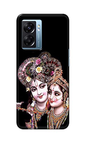 Image of PRINTFIDAA� Printed Hard Back Cover Case for Oppo K10 5G Back Cover (Radha Krishna) -2808