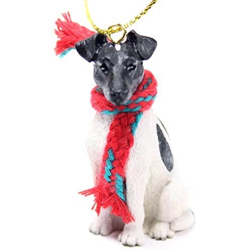 Conversation Concepts Fox Terrier Miniature Dog Ornament - Black & White