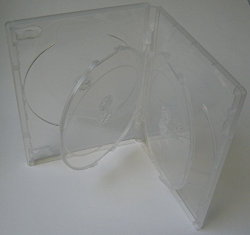 Preisvergleich Produktbild Kronenberg24 Profi DVD Hüllen 6fach 15mm transparent - 10 Stück