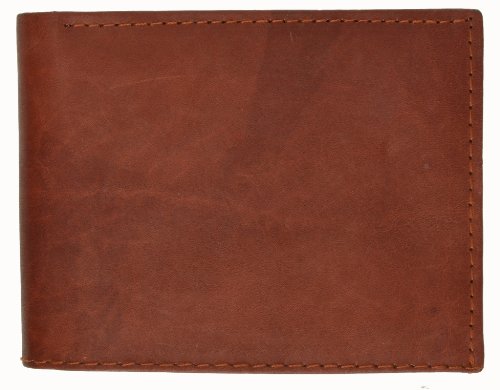 MARSHAL Men's Cowhide Genuine Leather Bifold Wallet Cash Holder2