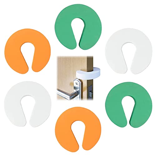 Tope Puerta Espuma, Protector Puertas Bebe, 6 Piezas Tope Puerta Bebe, Topes Para Puertas Bebe, Tope de Puerta para niños, Tope Puerta Bebé, Protector Dedos Puerta Bebe Cover