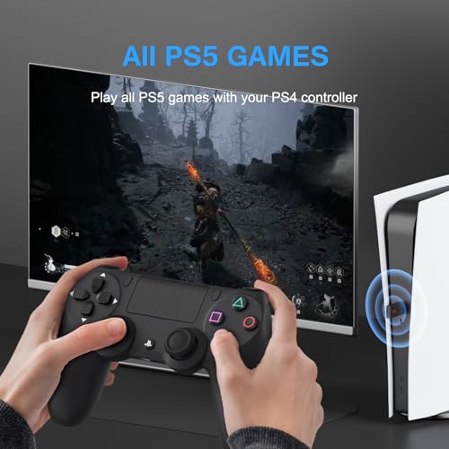 Iwgame JUXC200US Controller Adapter For Ps5 Ps4 Controller Playing On All Ps5 Games, Usb Wireless Dongle Adapter Compatible With Ps5/Pc Windows thumb #3