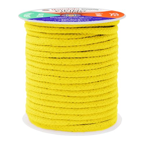 image for Mandala Crafts Yellow Soft Replacement Drawstring Cords for Sweatpants