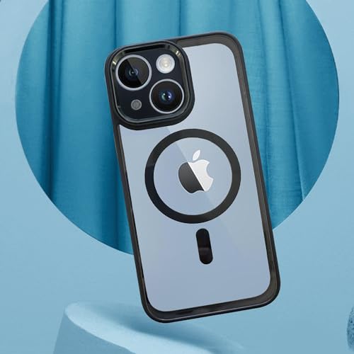 Image of AIBEX Polycarbonate Back Cover Compatible with Apple iPhone 14 Plus 6.7 inch Frosted Mag-Saf Series| Sleek, Translucent Matte | Anti-Slip, Drop and Camera Protection