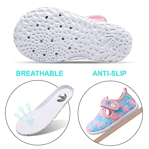Image of FEETCITY Water Shoes for Baby Boys Girls Aqua Shoes Beach Pool Shoes Quick Drying 2.5-3 Years Toddler