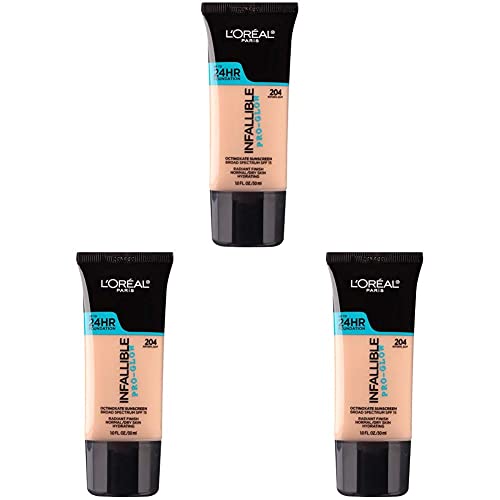 L’Oréal Paris Makeup Infallible Up to 24HR Pro-Glow Foundation, 2...
