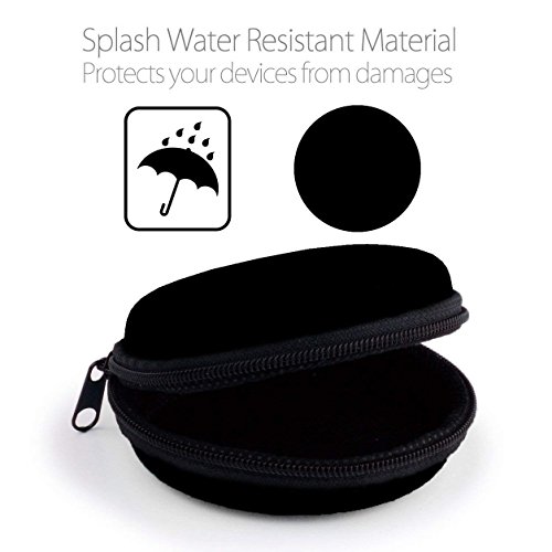 Image of Earphone Case MAS CARNEY Headphone Earbud Hard Protective Carrying Case Bag