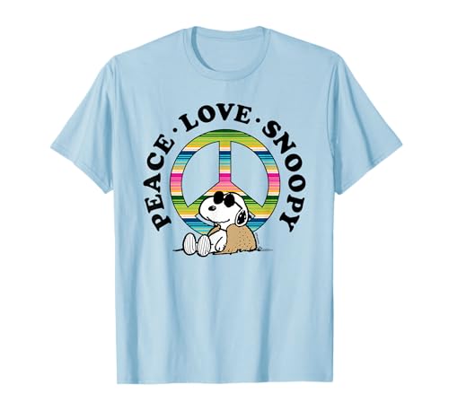 Erdnüsse - Peace Love Snoopy T-Shirt