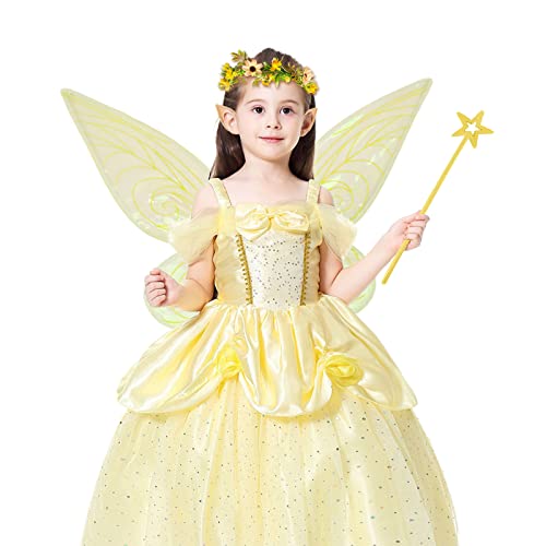 TSHAOUN 4 Pezzi Verde Ali di Fata Ali di Farfalla