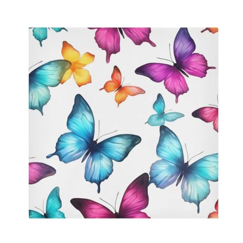Servilletas de Tela con Mariposas Multicolor Set de 6 miniatura 1