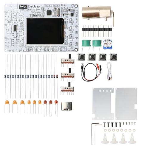 Oscilloscope numérique haute résolution écran LCD clips pour mesures signaux appareil démonté