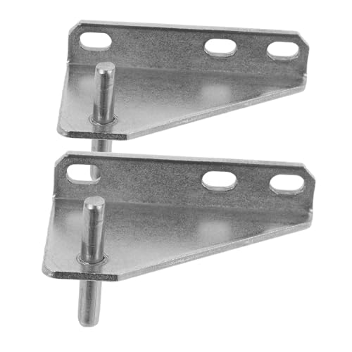 SEWOART 2 piezas Bisagras de Puerta para Frigorífico de Acero Inoxidable Duradero para Recambios Congeladores y Frigoríficos Instalación Sencilla y Resistente al Desgaste