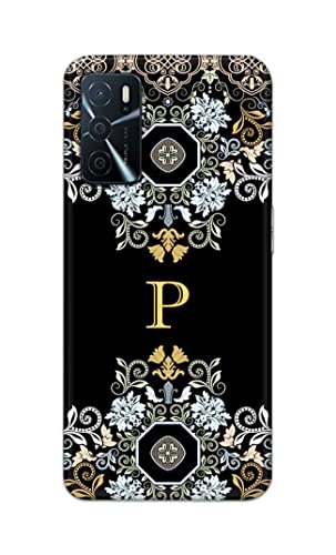 Image of Printed Hard Back Cover Case for Oppo A16 | Oppo A16s Back Cover (Alphabet P) -1803