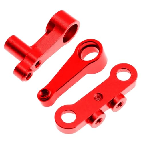 RC�J�[�A�b�v�O���[�h�p�[�c Compatible With TAMIYA 58719 1/10 For BBX BB01 RC�N���[���[�J�[�A�b�v�O���[�h�A�N�Z�T���[�p�[�c�T�X�y���V�����A�[���L�b�g�X�e�A�����O�O���[�v(Red)