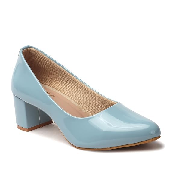 Image of Women's Beautiful Design Synthetic Leather Block Heel TPR Sole Sandal for Wedding Party & Festive