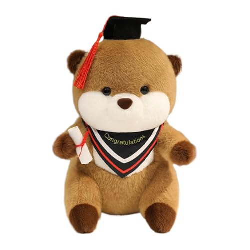 Peluche loutre diplômée idée cadeau anniversaire Saint-Valentin