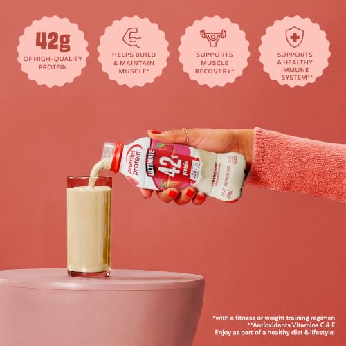 Image of Premier Protein ULTIMATE 42g High Protein Shake, Strawberry, 12 Pack