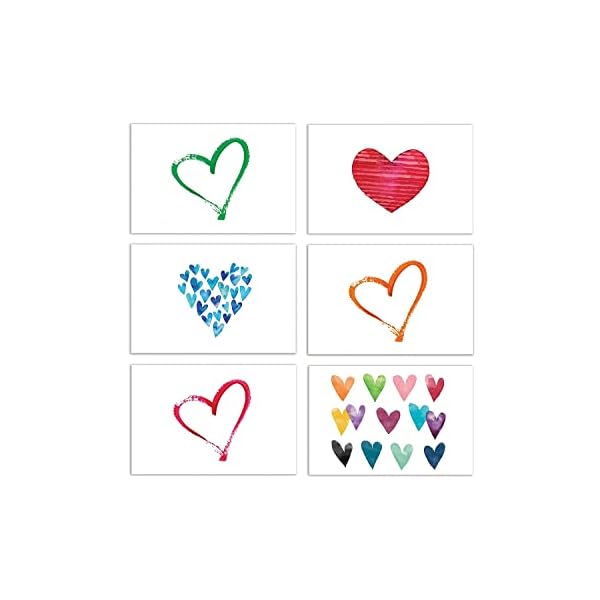 Better-Office-Products-100-Pack-All-Occasion-Greeting-Cards-Assorted-Blank-Note-Cards-4-x-6-inch-6-Contemporary-Heart-Designs-Blank-Inside-with-Envelopes-100-Pack Better-Office-Products-100-Pack-All-Occasion-Greeting-Cards-Assorted-Blank-Note-Cards-4-x-6-inch-6-Contemporary-Heart-Designs-Blank-Inside-with-Envelopes-100-Pack