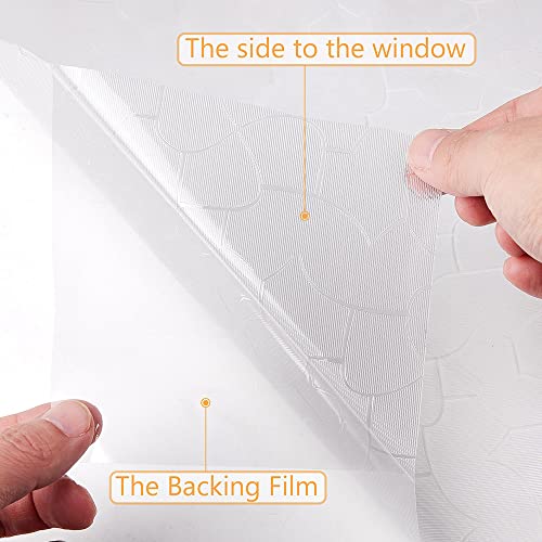 Kromapolis Frosted Window Film, Static Film Window, Glass Window Film Privacy, Etched Glass Window Cling, Window Privacy Film Decorative For Home Office Anti-Uv (35.4In. By 157.4In) #TOP6