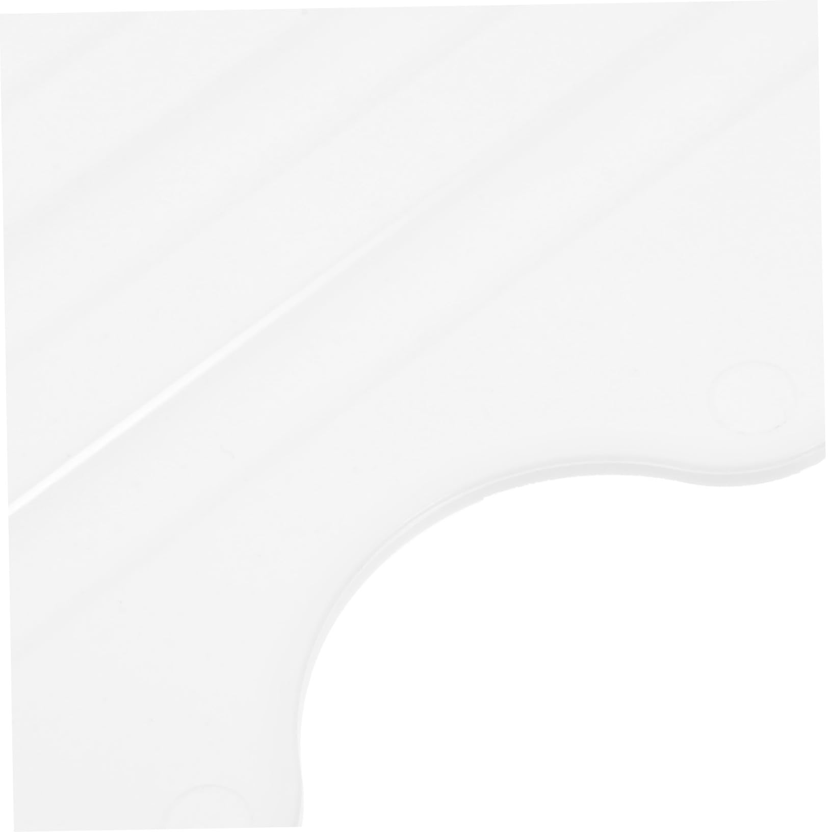 Vassoi Portadocumenti Impilabili da Scrivania 4 Pezzi in Pp Bianco | Design Salvaspazio, Uso Versatile, Finitura Elegante per Ufficio e Conservazione Documenti