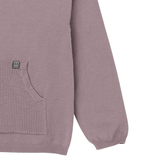 Modern Moments by Gerber Baby Girls' Mommy and Me Hooded Waffle Sweater Knit Top and Legging Set, Medium Lilac, Medium3