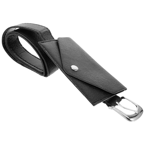 Artibetter Riñonera Pequeña para Niñas, Bolso Infantil Negro, Cinturón Ajustable, Bolso de Moda para Uso Diario y Accesorios de Ropa, Riñonera Ligera y Versátil para Niñas Pequeñas