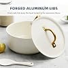 Pots and Pans Set Non Stick - VONIKI Ceramic Cookware Set with Cooking Utensils Set, Non Toxic Kitchen Cookware Sets Dutch Oven Pot with Lid Saucepan Set Sauté Pan Frying Pan Set for Cooking Gifts #5