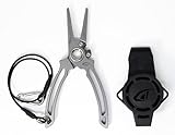 danco Titanium Side Cutter Fishing Pliers with Sheath, Fishing Line, Saltwater Safe, Fresh/Saltwater Fishing