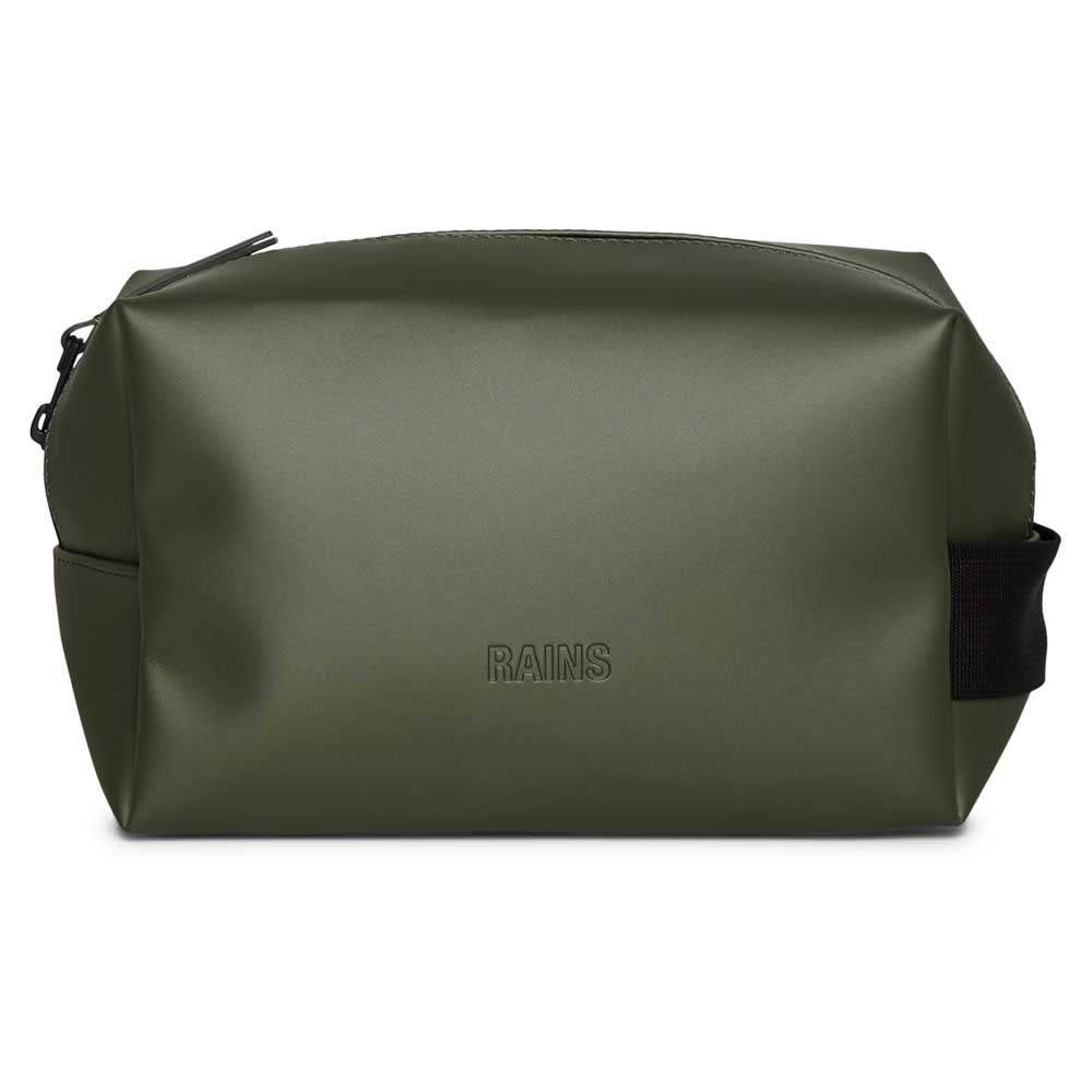 RAINS Wash Bag Small Toiletry Bag, Unisex, 65 Evergreen