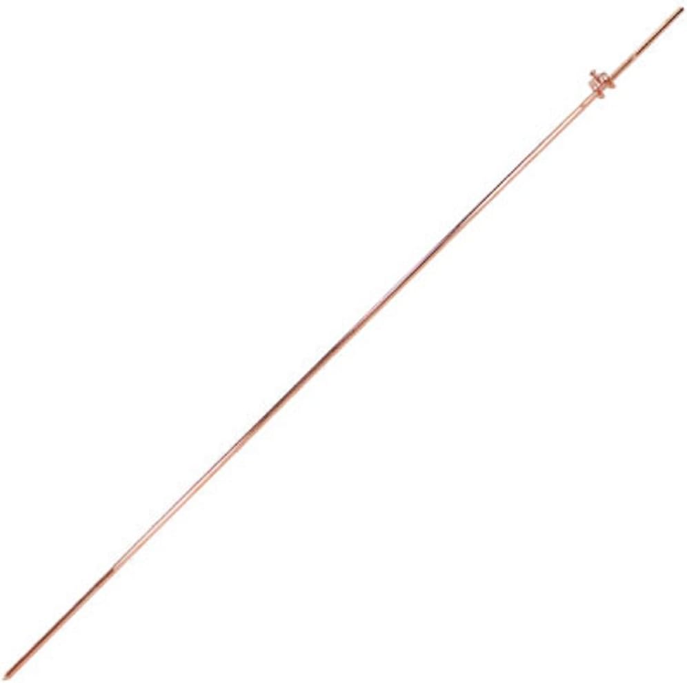 Grounding Rod 4' FT 3/8" Bonded Antenna Electrode Satellite Dish TV Aerial Electrical Wire