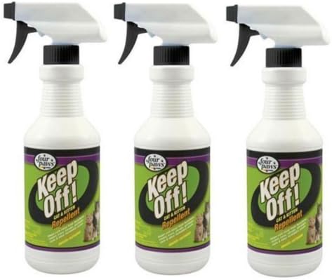 Four Paws Keep Off! Cat & Kitten Repellent 16 Oz (16 Oz - 3 Pack)