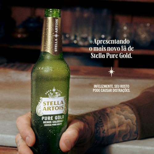 Kit c/ 24un Cerveja STELLA ARTOIS Pure Gold Sem Gluten 330ml
