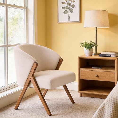 Sillón Barrel Plegable Beige miniatura 3