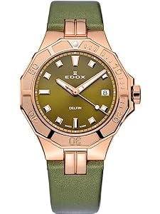 Edox Delfin Diver Ladies 53020-37RC-VR
