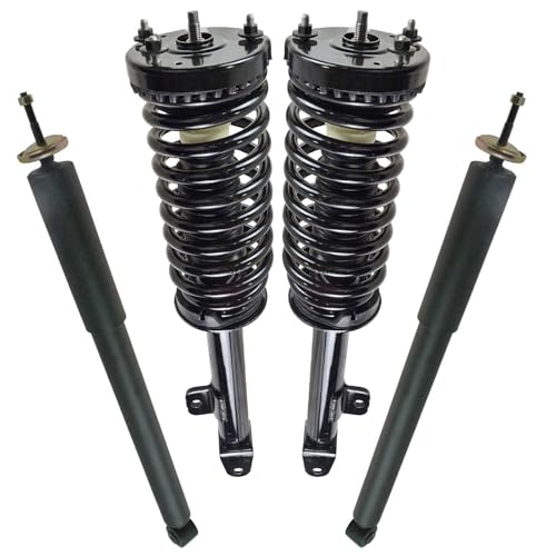 Front and Rear Complete Strut Assembly & Shock Absorber Kit Complete Strut & Coil Spring Assembly Compatible with 2005-2010 Chrysler 300 2006-2010 Dodge Charger 2005-2008 Magnum
