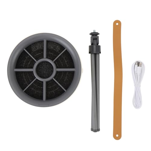 Campana Extractora de Sobremesa Portátil, Lavable, ángulo Ajustable, 3 Velocidades, Extractor de Aire para Cocina Casera, Barbacoa, Interior y Exterior (Beige)