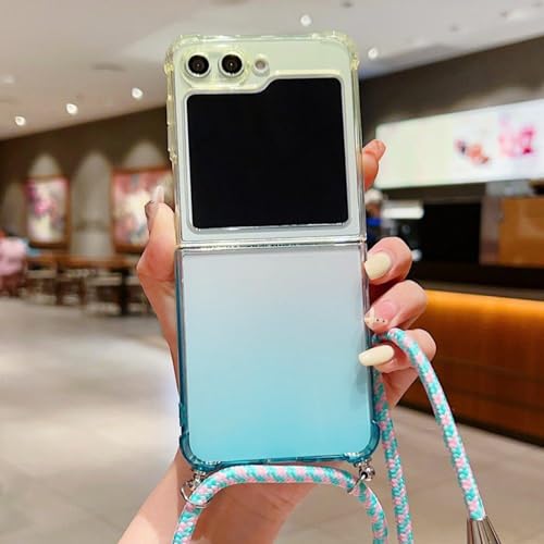Coque de luxe bicolore dégradée Samsung Z Flip 3 en silicone souple premium