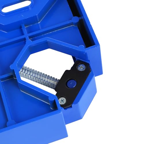 Miniatura 8 de Topway Abrazadera De Ángulo Recto De 90 Grados 2 Piezas, Tornillo De Esquina Aleación Aluminio De Eervicio Pesado Con Mandíbula Giratoria Ajustable Para Carpintería Carpintero 402308