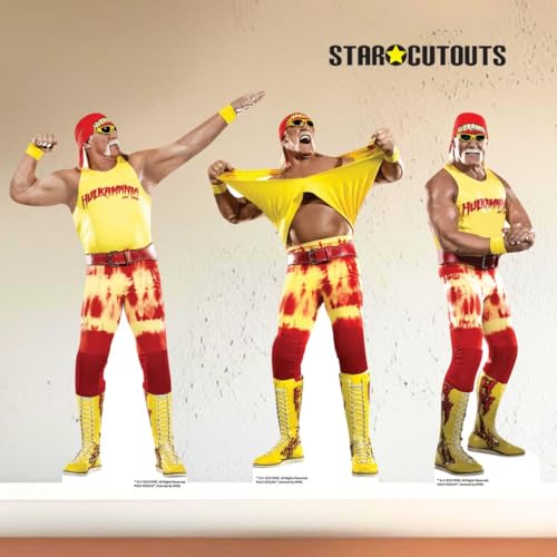 Star Cutouts SC4580 WWE Hulk Hogan Legend Shelf Top Cardboard Cutout 30cm - Wrestling Display Decoration & Fan Gift - Image 2