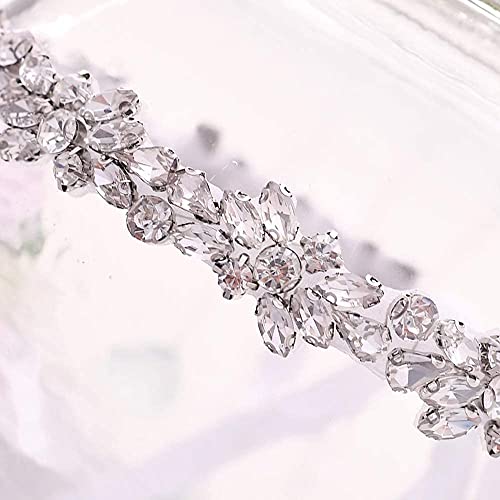 HONGMEI Thin Bridal Belt Rhinestone Wedding Belt Bridesmaid Sash Women Dress Accessories3