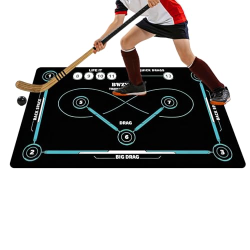 Tapis de hockey extérieur et tapis de dribble antidérapant adultes