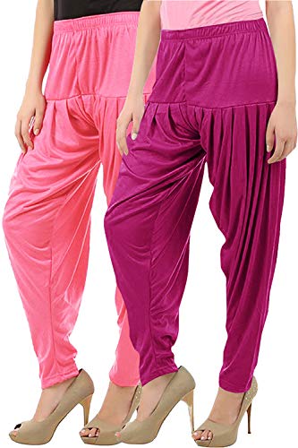 Image of Buy That Trendz Patiala Salwar for Women Relaxed Fit Viscose Patiyala Salwar Harem Bottom Pants