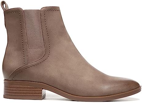 Naturalizer Womens Sampson Faux Leather Comfort Ankle Boots Tan 7 Medium (B,M) | Image 1