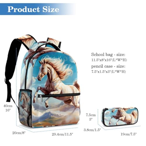 Sac à dos cheval de jour idéal pour le collège et les sorties