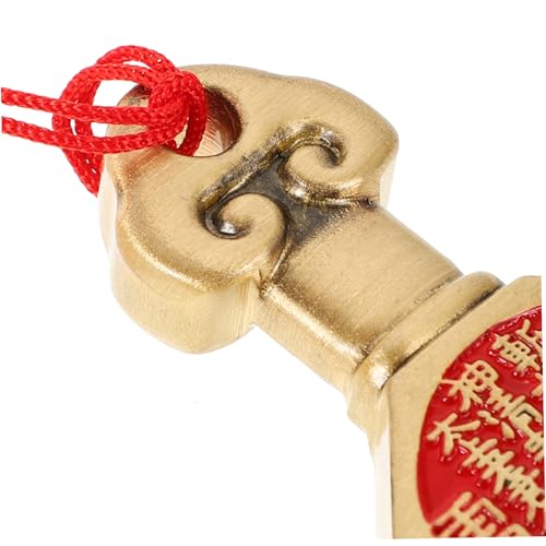 Talle amuleto de protección PRETYZOOM adorno latón regalo hogar 4