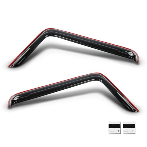 Image of PIT66 Window Guard Deflectors Fit Kenworth C500 W900 T800