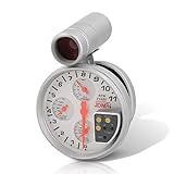 AJP Distributors Universal JDM Sport 5' White Face 4-in-1 Tachometer 11K RPM Tach...