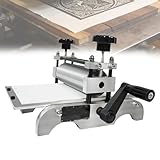 ❤【DESIGN SALVASPAZIO】 Il design leggero di questo strumento per la stampa artistica include un pannello di stampa di 30*17 cm e un rullo di 5 cm di diametro. Perfetto per piccoli studi o laboratori domestici, il layout compatto lo rende facile da usare senza occupare troppo spazio.